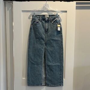 Universal Thread Blue Denim Maxi Skirt